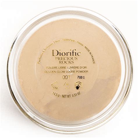 dior golden glow loose powder